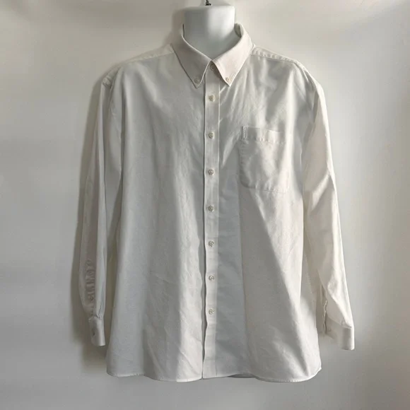 George | Shirts | George Size 2xl Classic White Mens Dress Shirt | Poshmark